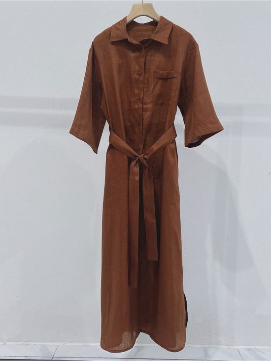 max mara linen shirt dress Viale belted cotton-poplin midi shirt dress - sage green